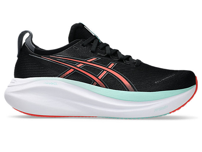ASICS GEL-Nimbus 27 - Black/Coral Reef