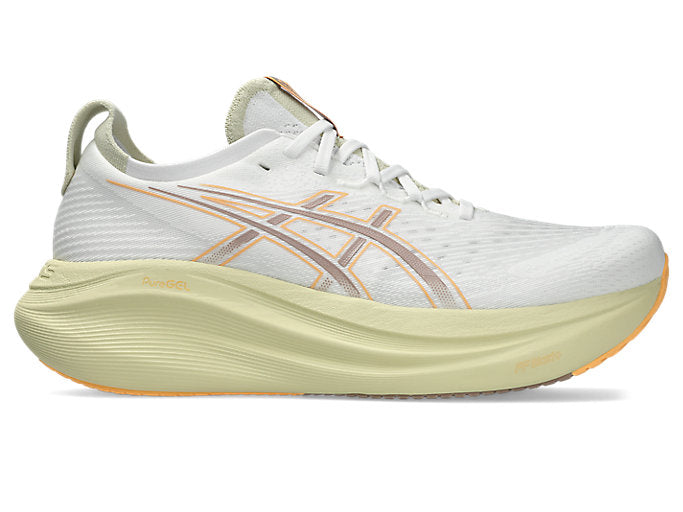 ASICS GEL-Nimbus 27 - White/Fawn