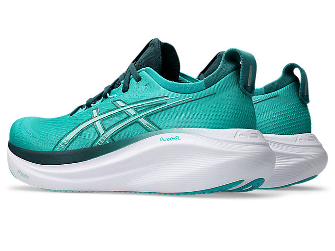 ASICS GEL-Nimbus 27 - Wave Teal/Saxon Green