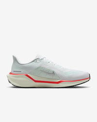 Nike Pegasus 41 - Weiß/Hellgrün/Leuchtend Karmesinrot/Metallic-Silber / 5.5